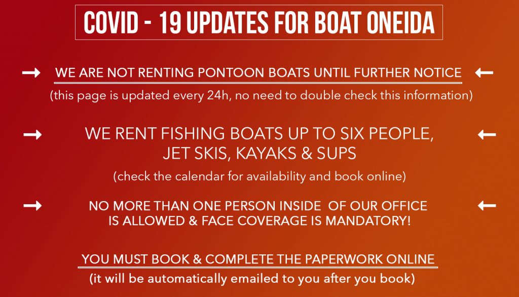 Pontoon Boats Oneida Lake Boat Rentals