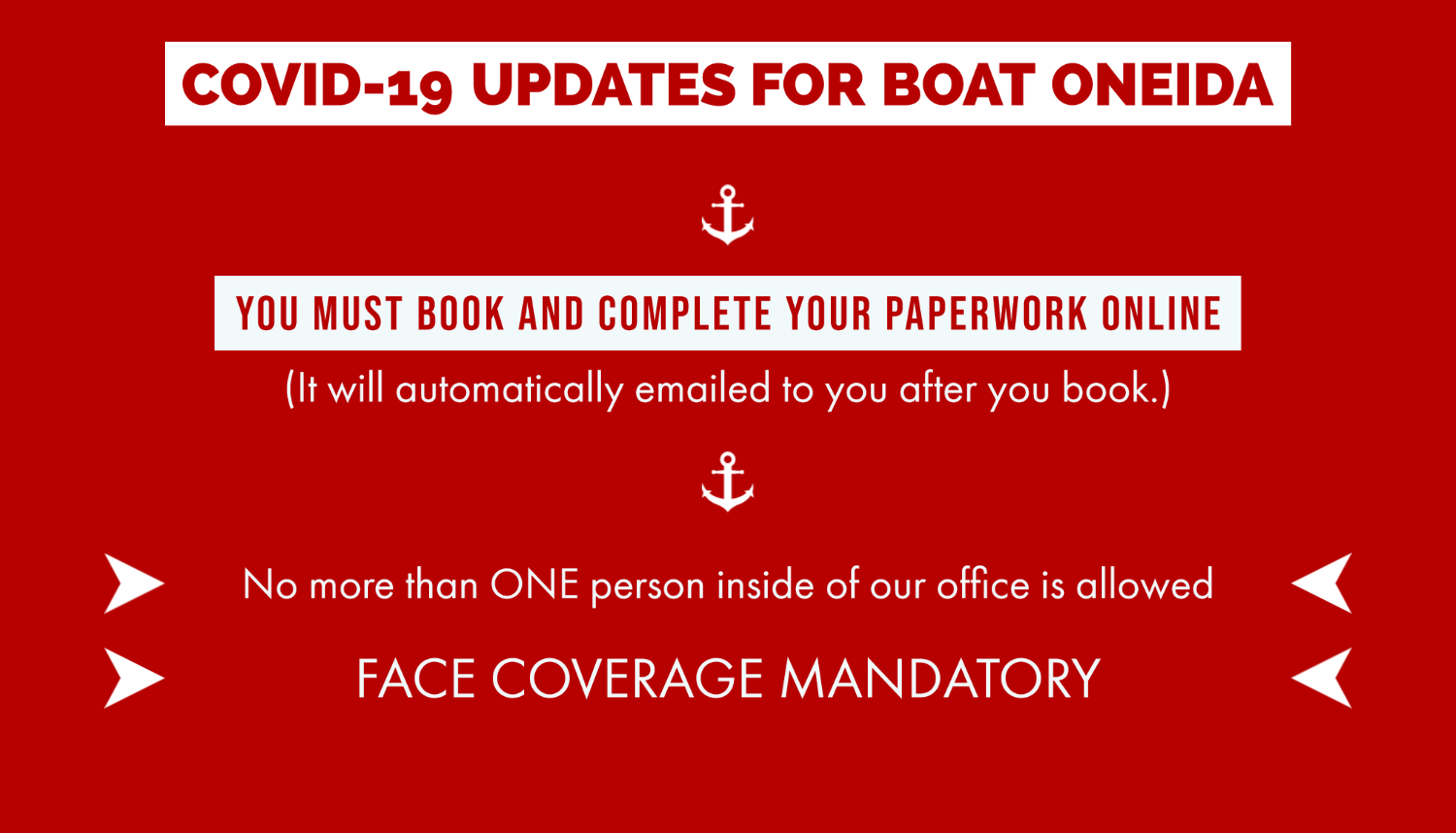 Oneida Lake Boat Rentals Update